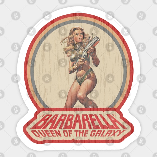 BARBARELLA: Queen of the Galaxy! Sticker by Xanaduriffic